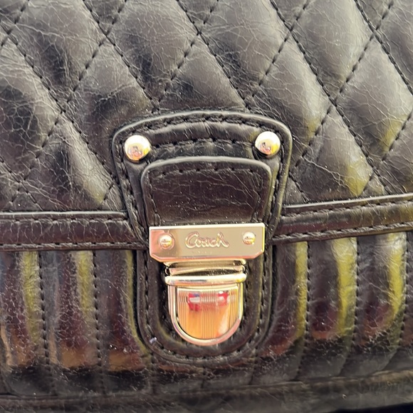 Vintage Coach leather bag black - Picture 9 of 9